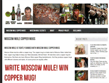 Tablet Screenshot of gomoscowmule.com